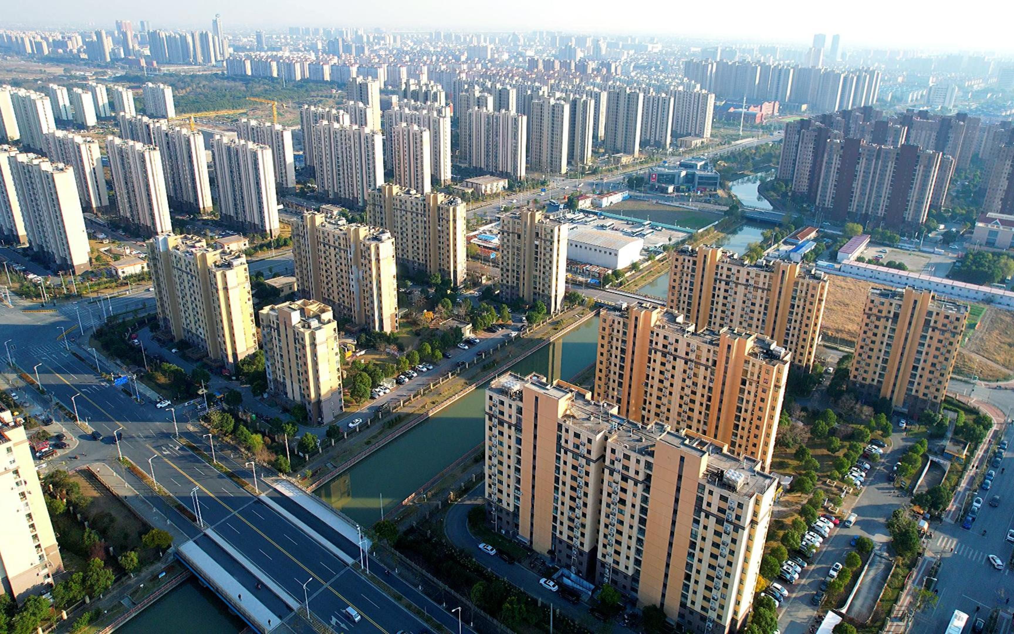 活动作品航拍上海市惠南镇26