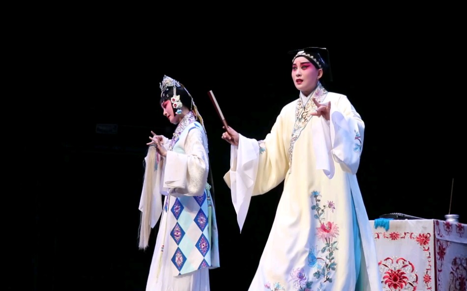 【昆曲】翁佳慧 张媛媛《玉簪记61琴挑》片段_哔哩哔哩_bilibili