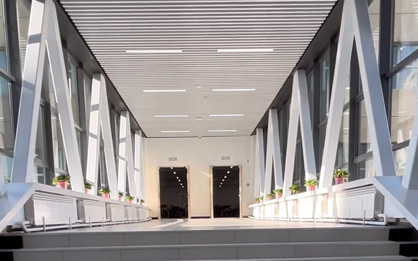 妈妈再也不用担心我被冻成马迭尔冰棍了(贺哈工大暖廊圣诞节前竣工)