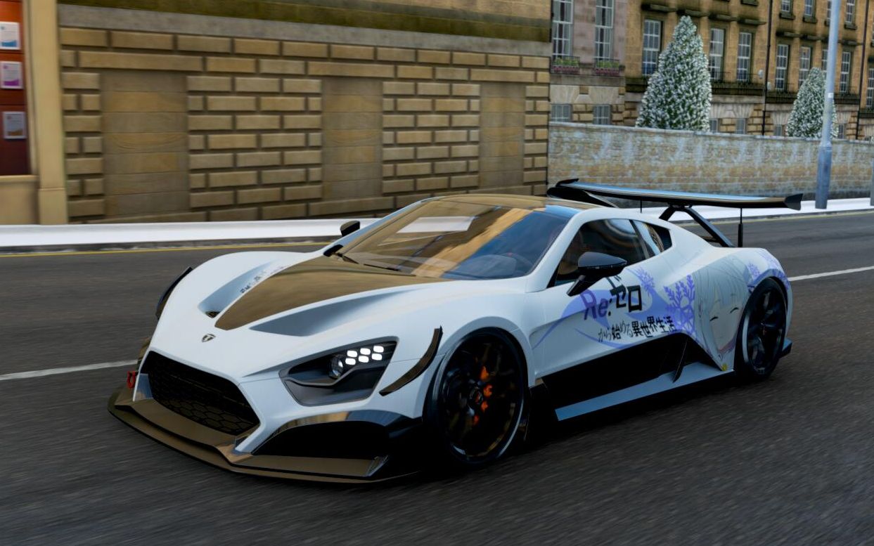 【地平线4】跑图欣赏 zenvo tsr-s x999 丹麦超跑_哔哩哔哩_bilibili