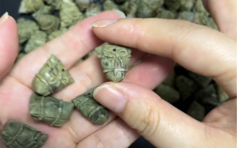 [蔷薇辉]超级精致的粽子雕刻件