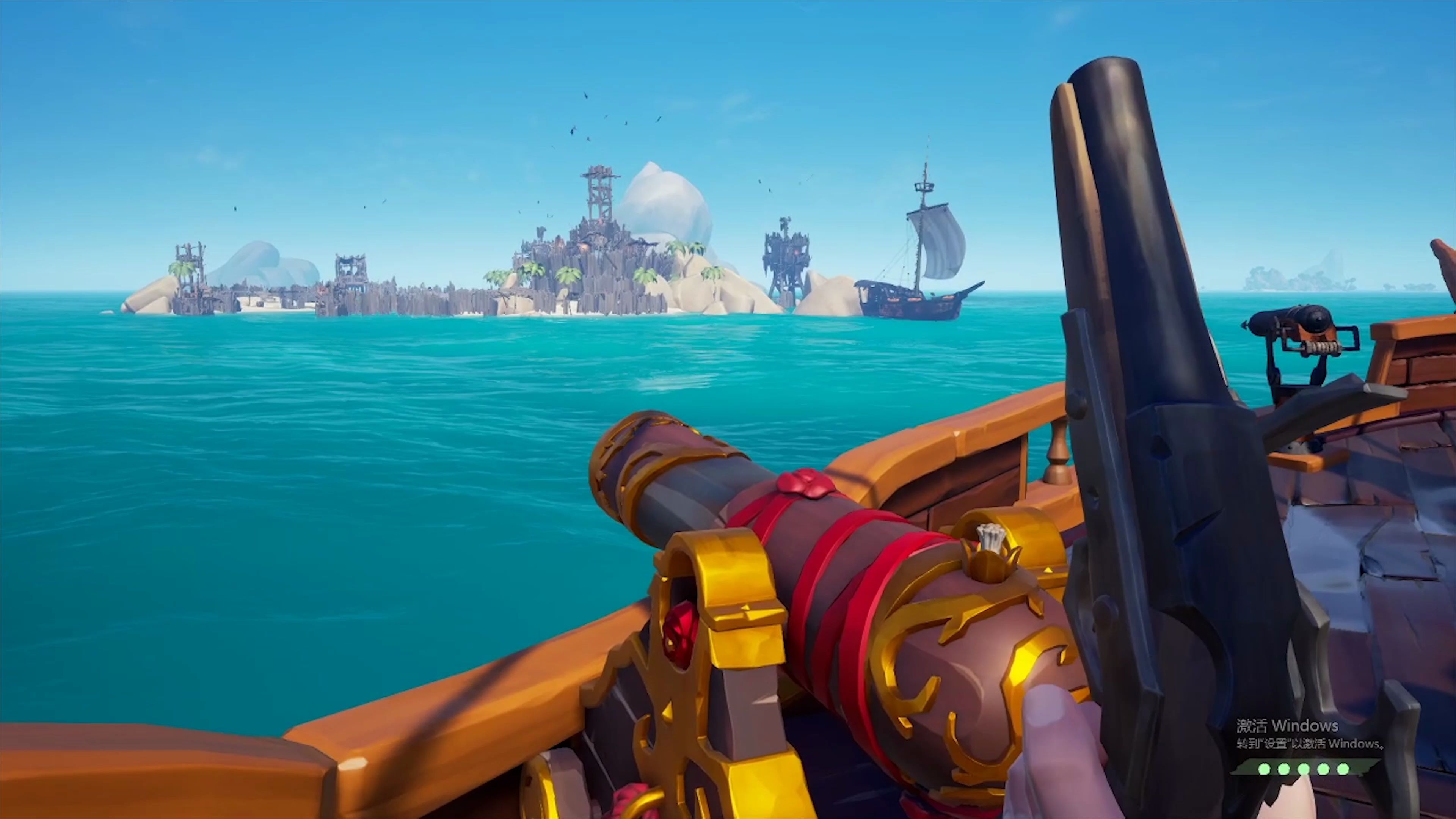 4k【盗贼之海】新手上路第一次pvp紧张又刺激