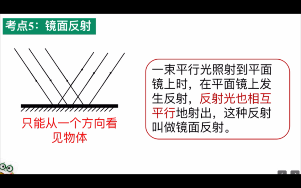 八上第四章光现象:镜面反射和漫反射哔哩哔哩bilibili