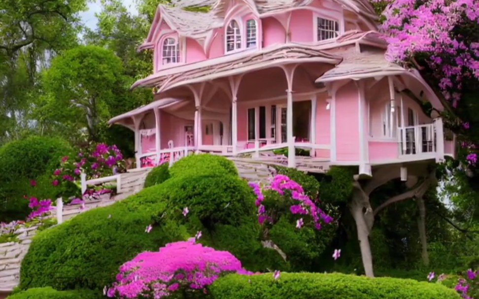 梦幻树屋田园|4k