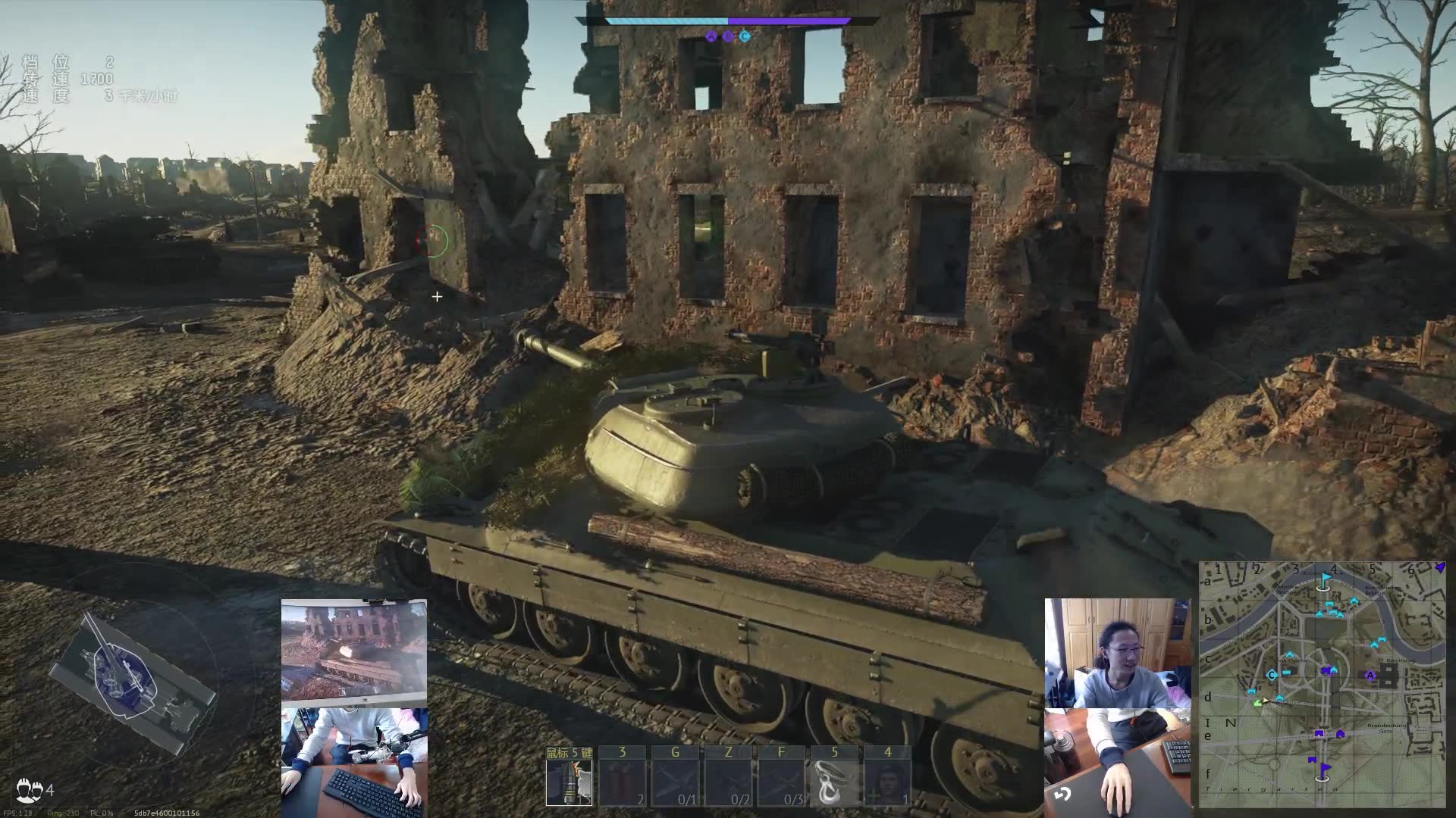 2019-1-31《战争雷霆》苏联:is6 陆战街机娱乐 战区控制 柏林国会大厦