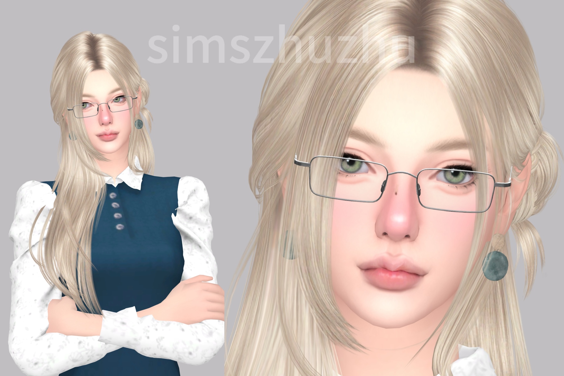 模拟人生捏脸|学霸智敏