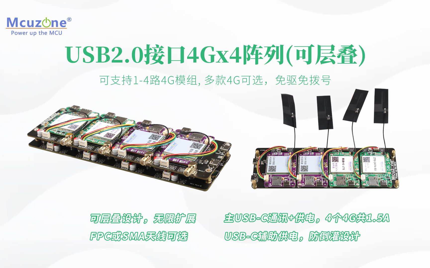 4Gx4阵列扩展板,可层叠,即插即用免驱免拨号,群控 负载均衡 聚合 MPTCP哔哩哔哩bilibili