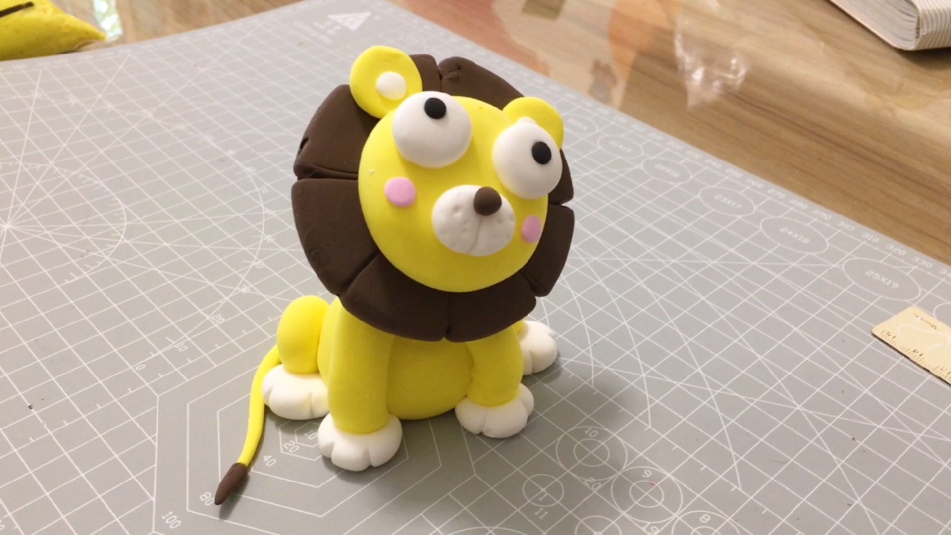 可爱狮子王,0基础手把手教你玩粘土