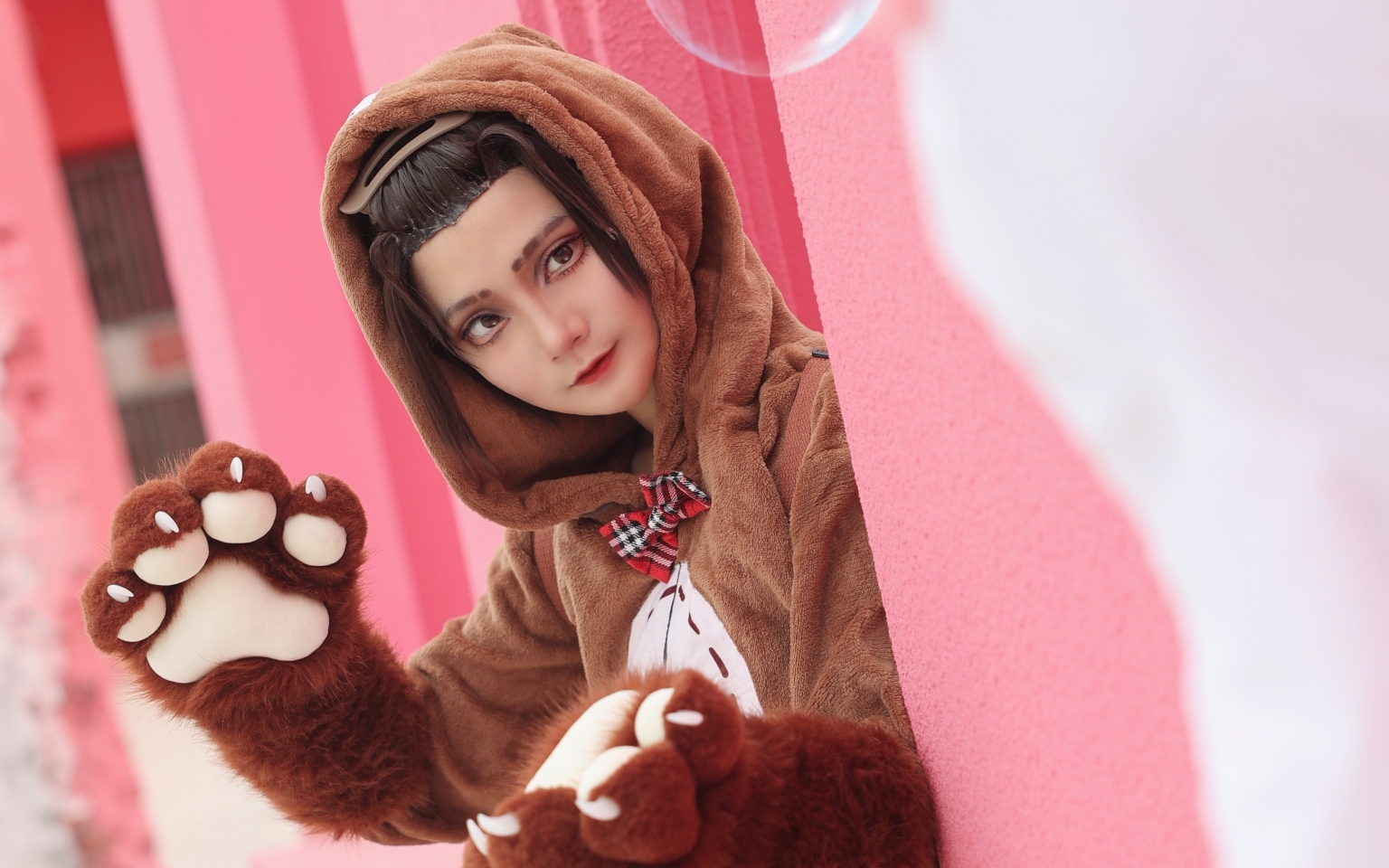 【第五人格cos】奈布穿布朗熊过六一咯