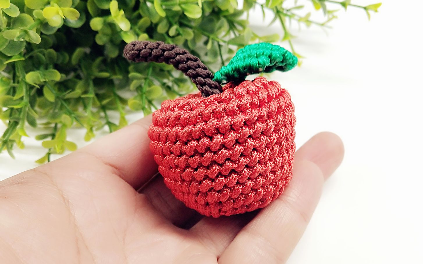 圣诞礼物,手工小苹果教程分享,编一个吗?