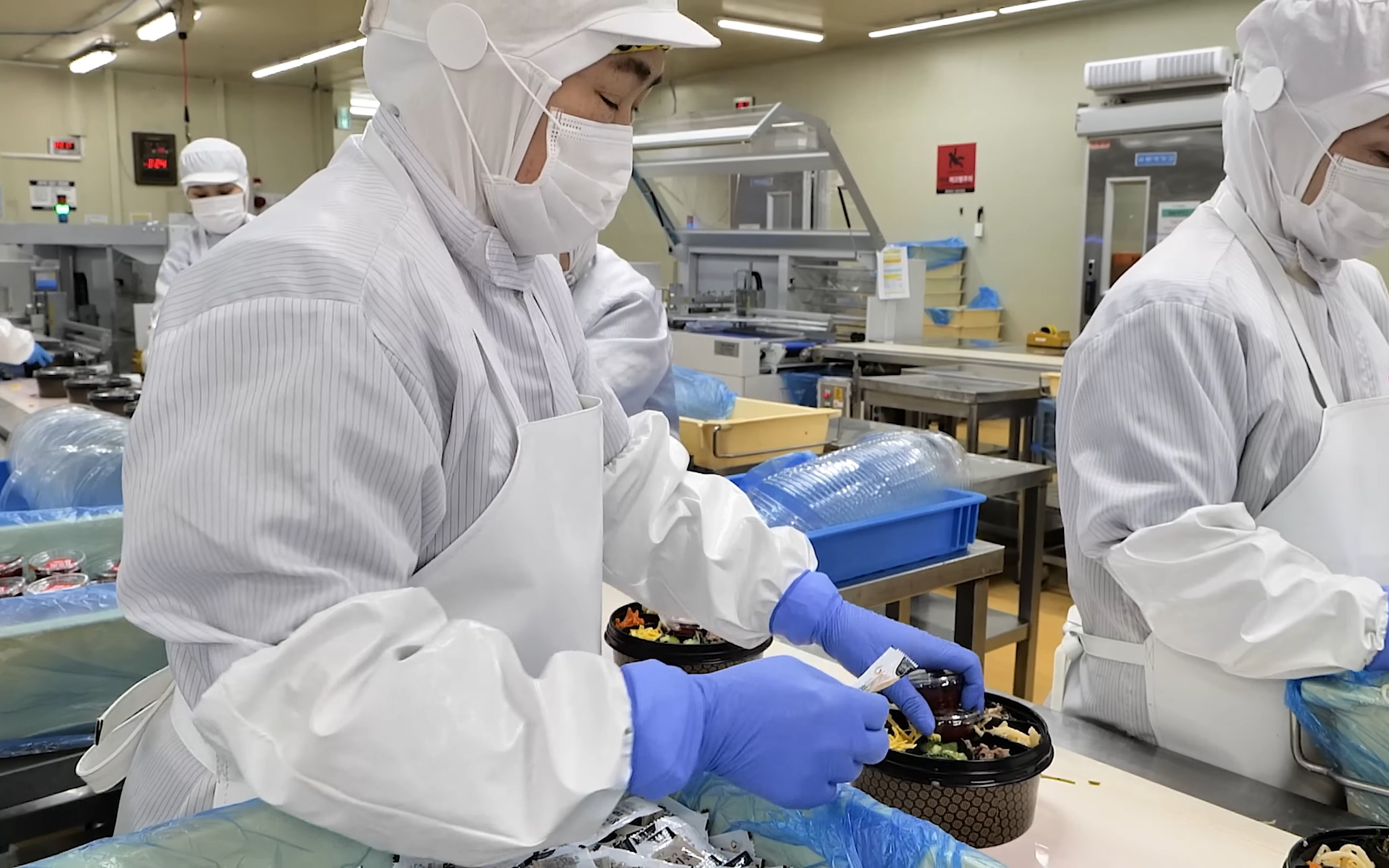 惊人的规模! 7-11石锅拌饭盒饭食品厂量产流程 / 韩国街头食品