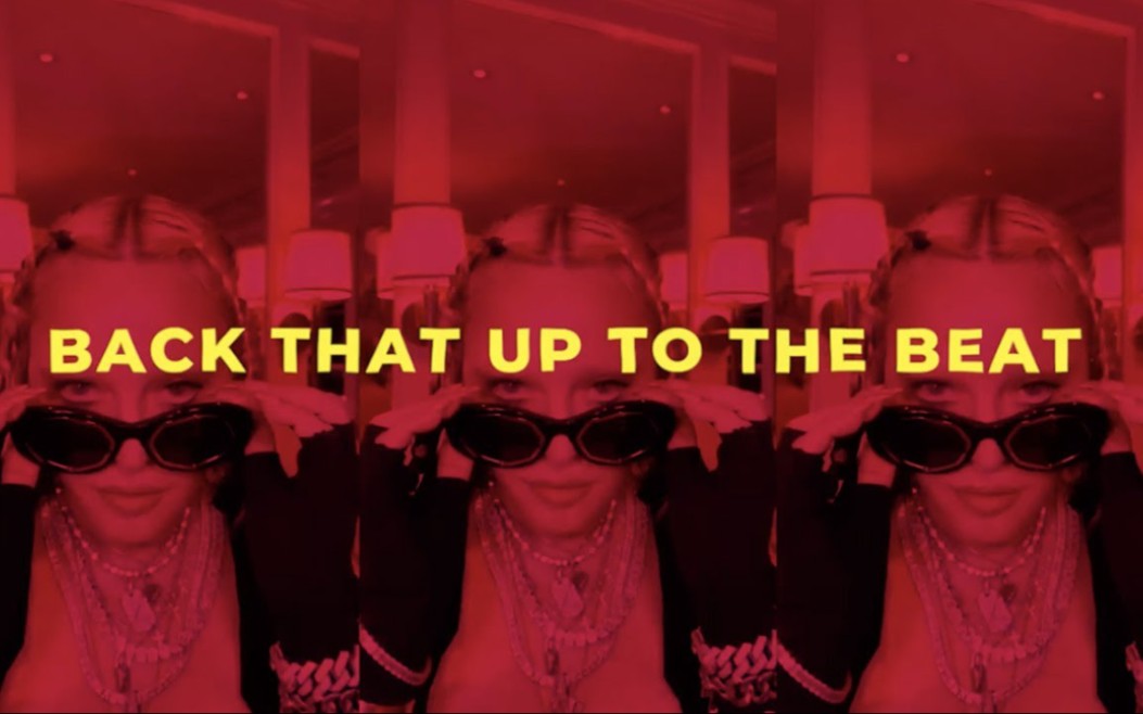 【麦当娜Madonna】弃女当自强!Madonna  Back That Up To The Beat (Official Lyric Video)哔哩哔哩bilibili