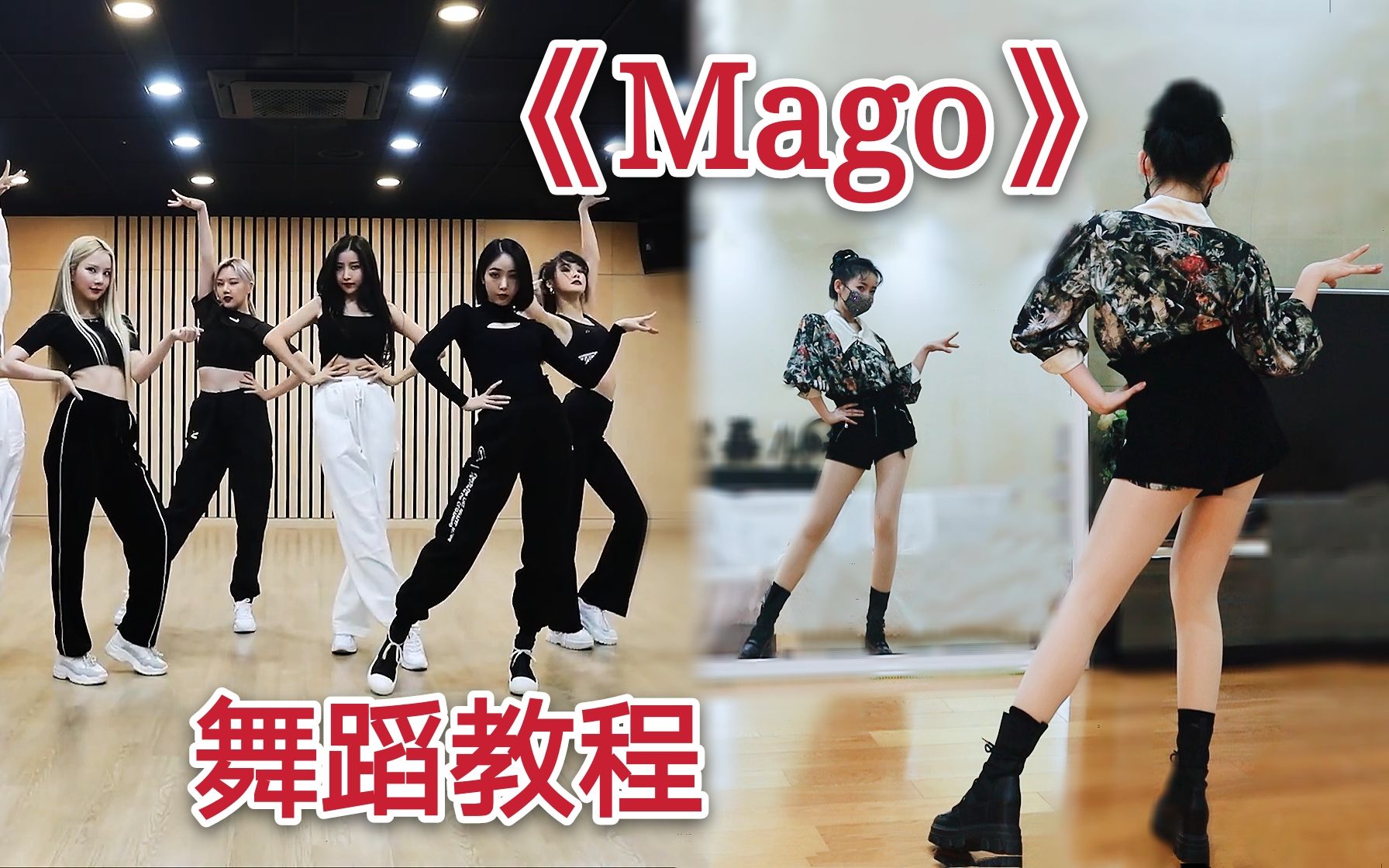 [图]【紫嘉儿】一起摇花手！GFRIEND《MAGO》舞蹈动作分解教程✿镜面教学