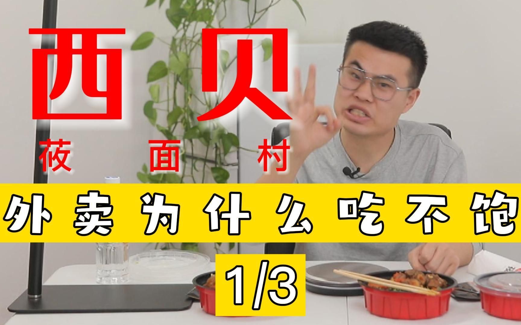 西贝的外卖为什么吃不饱?因为西贝莜面村的官方客服,都不知道自己卖的饭该有几斤几两……哔哩哔哩bilibili