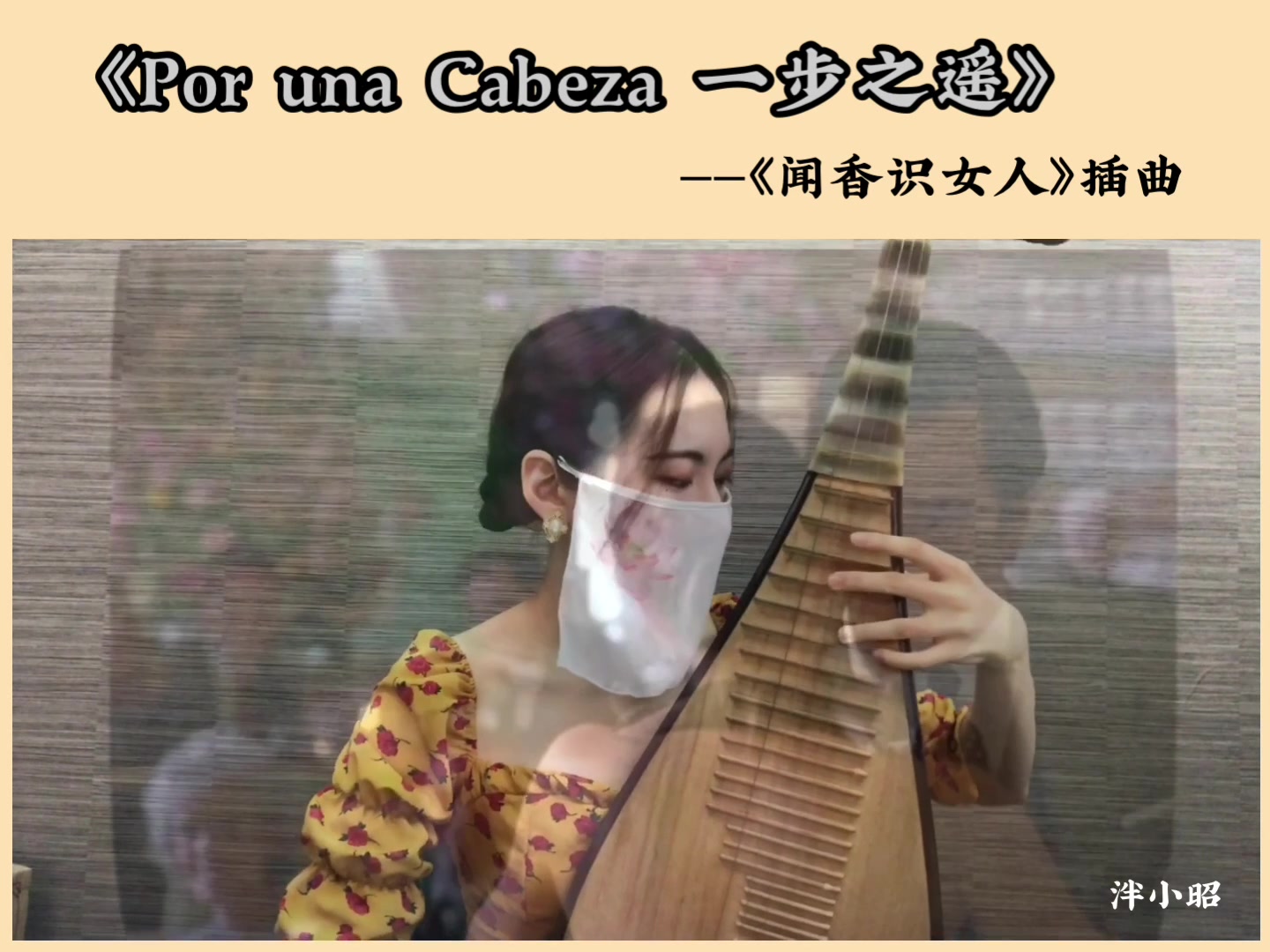 [图]泮小昭【琵琶】《一步之遥》Por una Cabeza——《闻香识女人》插曲