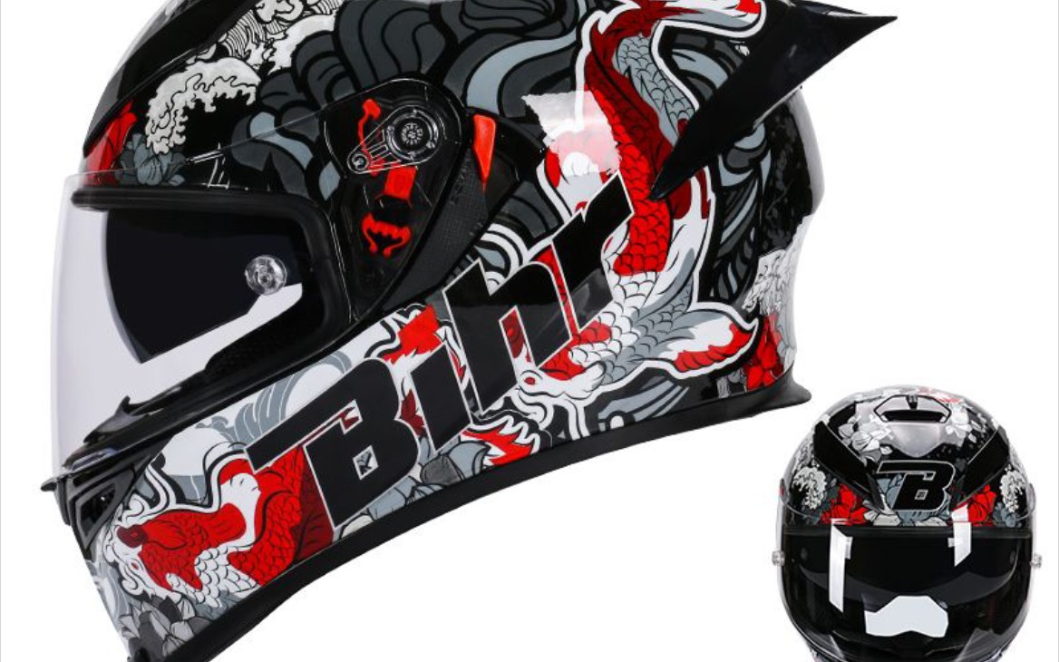 意大利bihr锦鲤头盔开箱