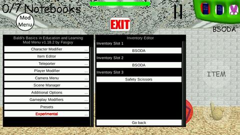 Nullzerp Baldi Mod Menu