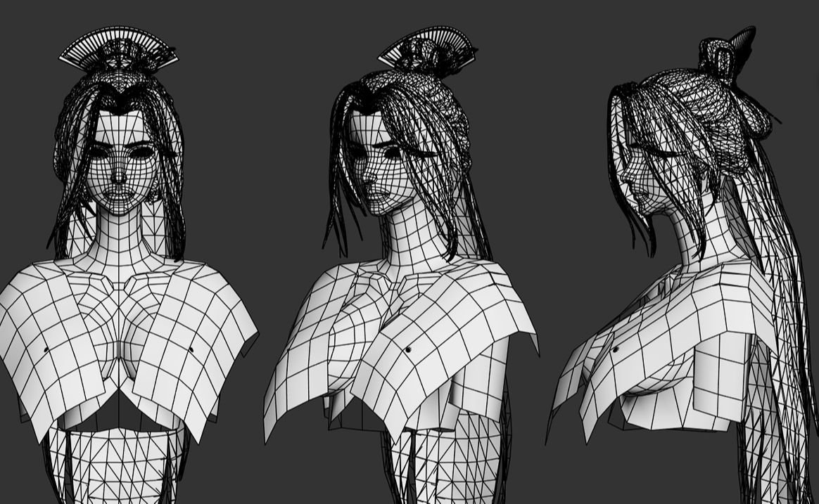 3dmax建模:超详细讲解绝美古风小姐姐上身布线,3dmax人物建模案例详解