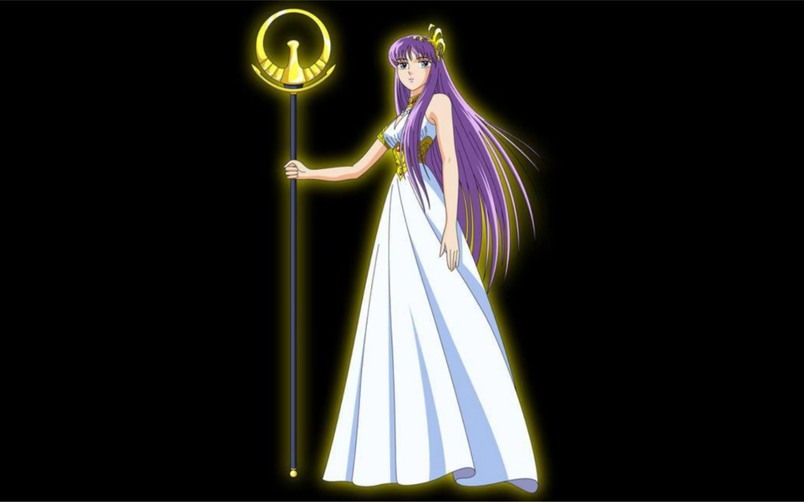 圣斗士星矢手办 雅典娜 纱织 gk 雕像