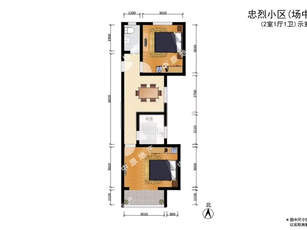 【上海买房卖房】忠烈小区场中路32弄,中楼层,南北两房,61.89平,340万哔哩哔哩bilibili