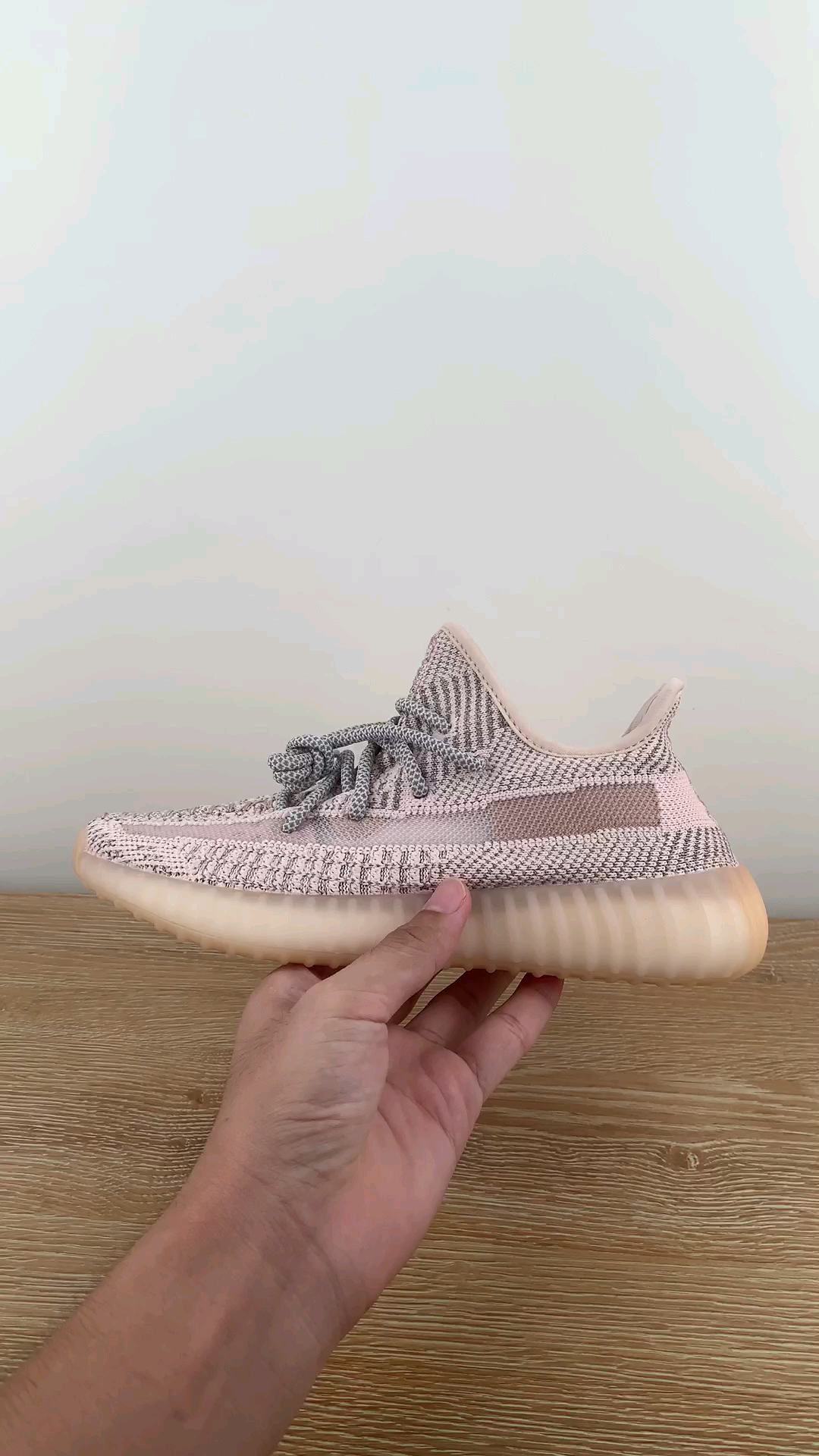 顶级老汪版本的yeezy350v2淡粉_哔哩哔哩_bilibili