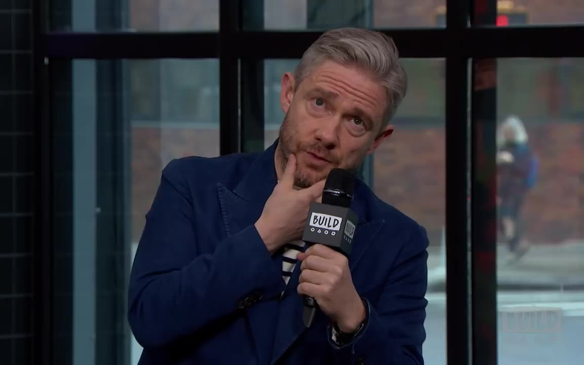 [图]Martin Freeman-2018.4.19.电影访谈《Ghost Stories》