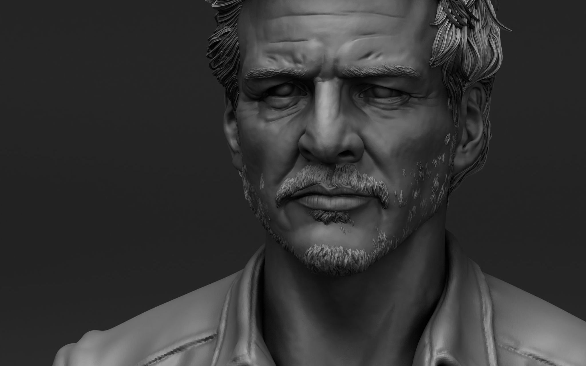 zbrush男头人物雕刻参考资料,zbrush雕刻资料