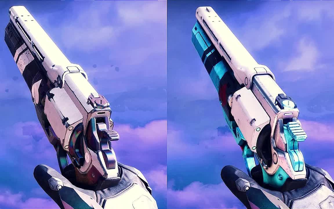 【命运2转载】金枪"黑桃a"原皮和金皮"先锋大冒险"对比