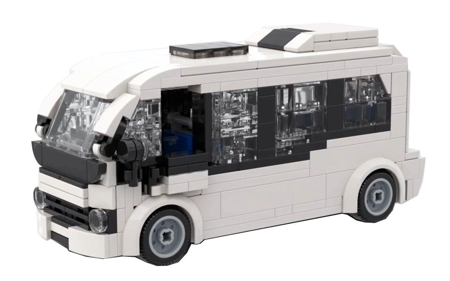 乐高moc教程 karsan jest电动迷你巴士 拼搭指南