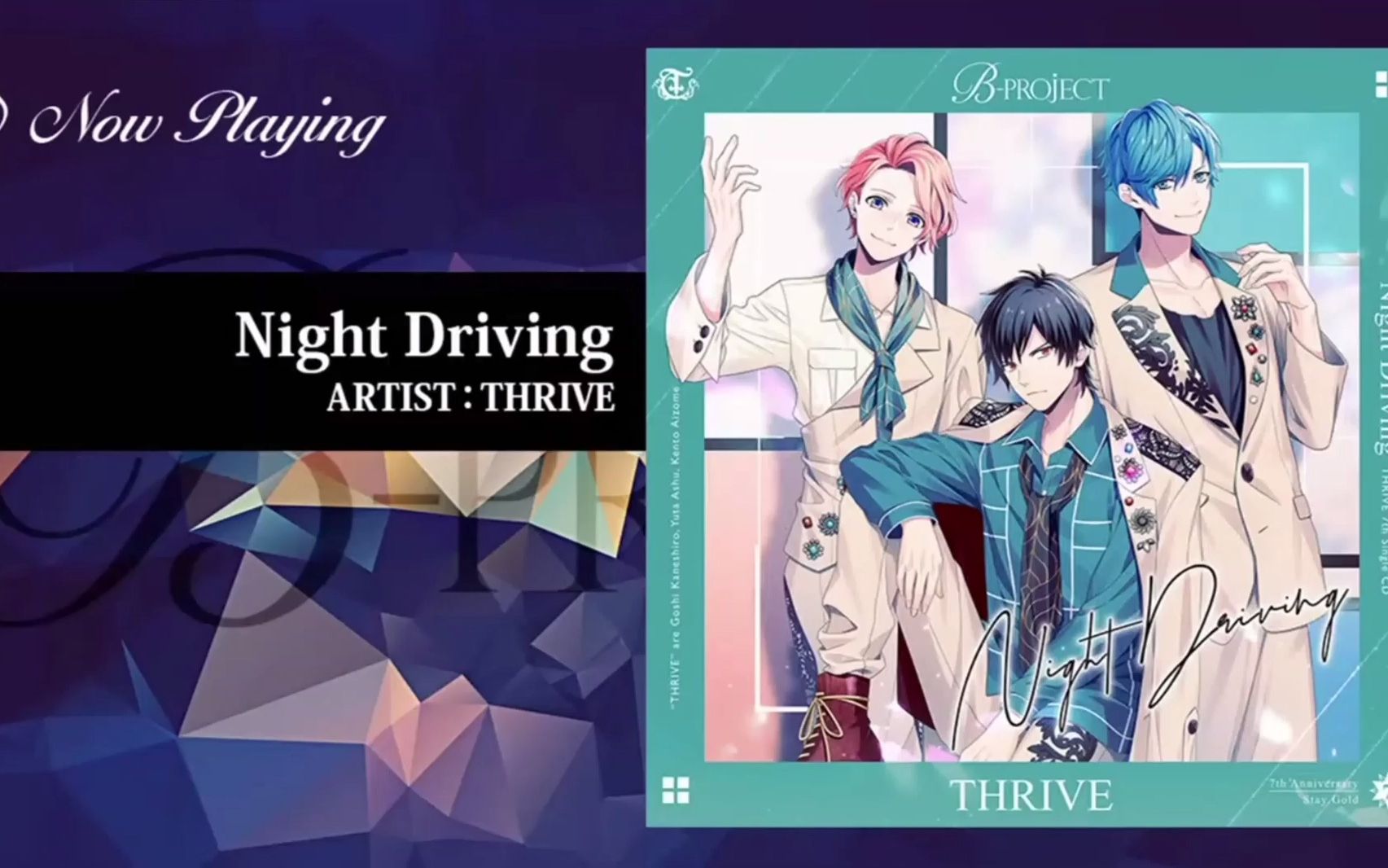 [图]【中日字幕】Night Driving - THRIVE