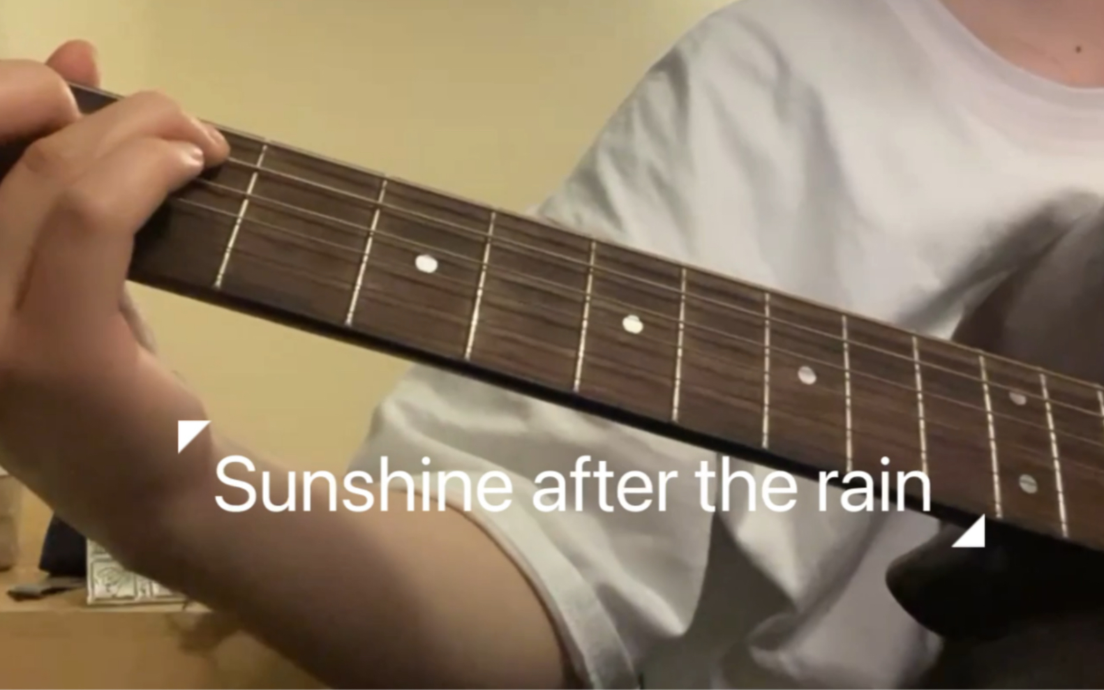 吉他弹唱 Sunshine after the rain (原唱:AMADORI)哔哩哔哩bilibili