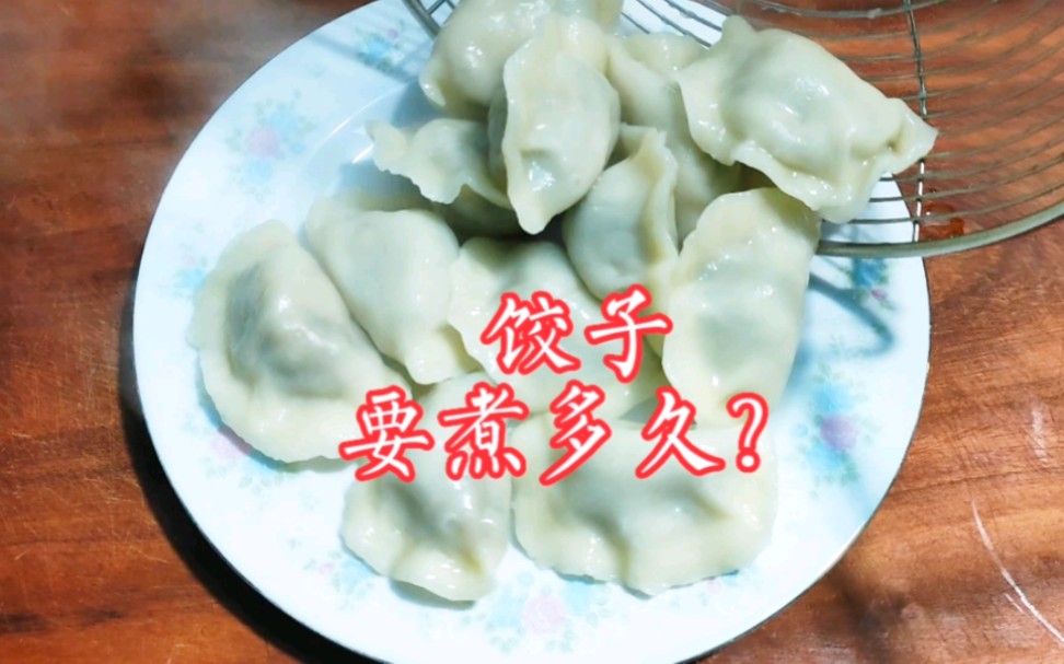 饺子要煮多久?10年饺子店主告诉你,学会方法,简单好吃煮不破!哔哩哔哩bilibili