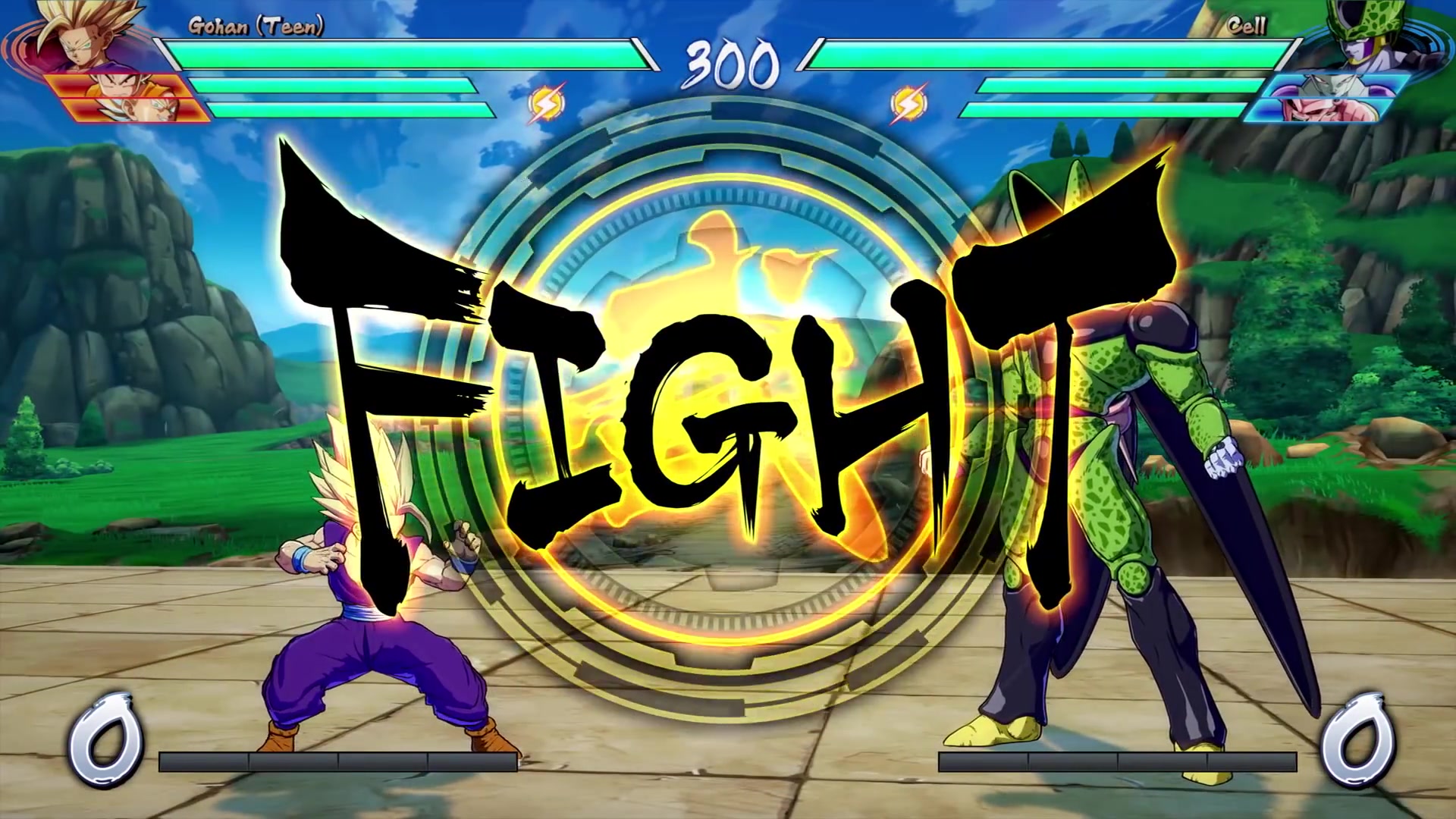 龙珠斗士z 超2孙悟饭vs完美形态沙鲁 经典场景还原(特殊场景特殊剧情)