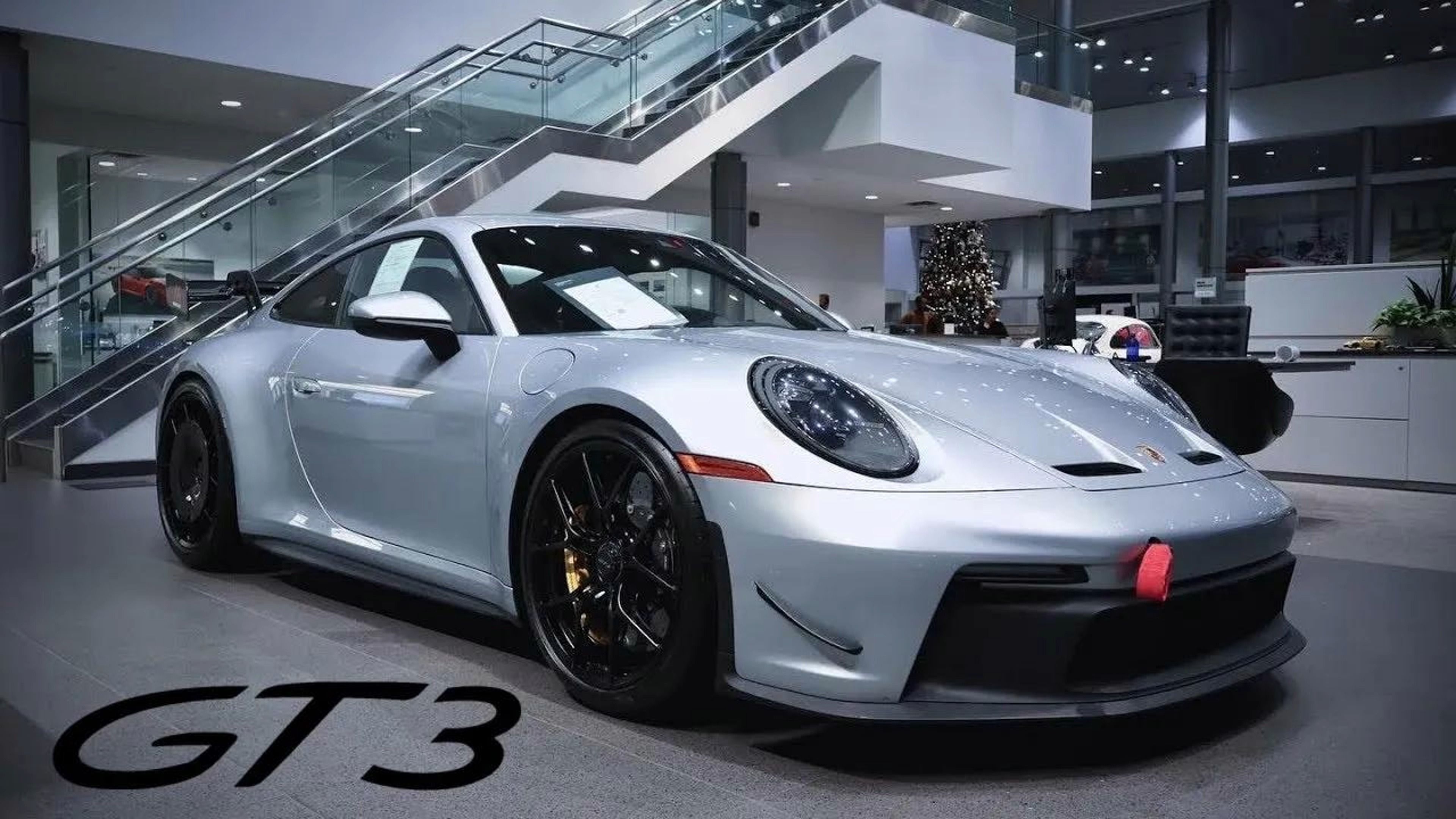 【4k中字】manthey racing 保时捷911 gt3,白云岩银色-漫游