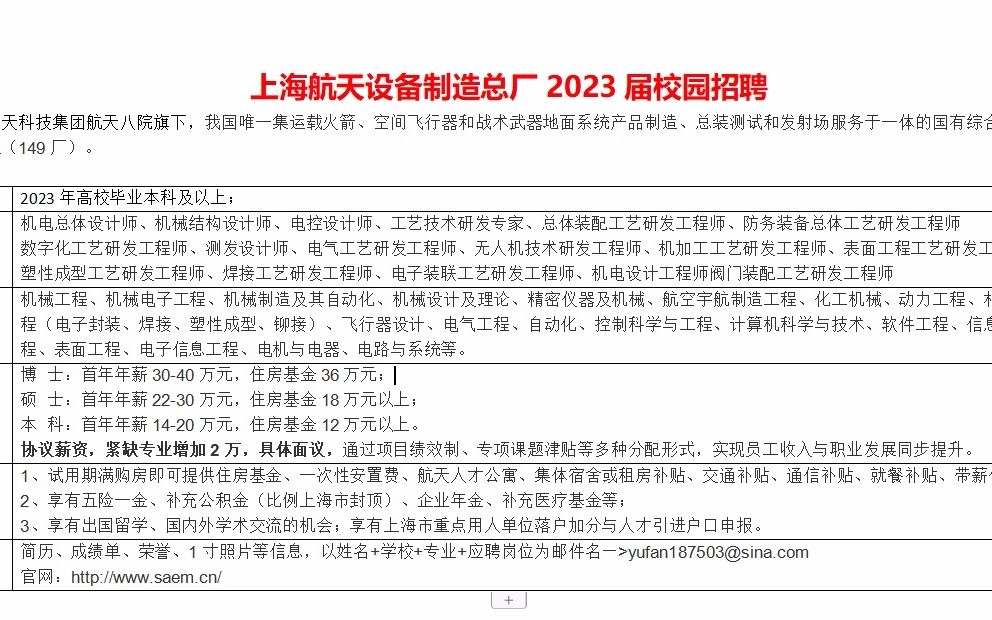 六险三金,博士年薪3040W,住房基金36w,上海航天设备制造总厂23届校招哔哩哔哩bilibili