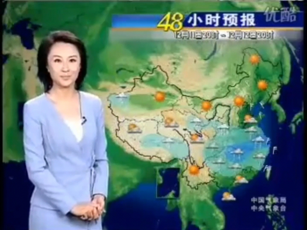 新闻联播天气预报 20071210(无配音)