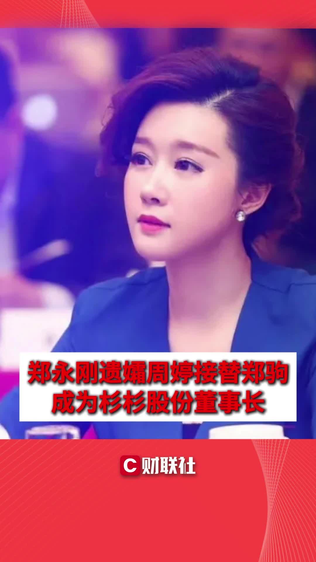 郑永刚遗孀周婷接替郑驹成为杉杉股份董事长哔哩哔哩bilibili