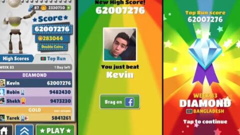 Over 150 Million Point on Subway Surfers NO Hacks or Cheats! 
