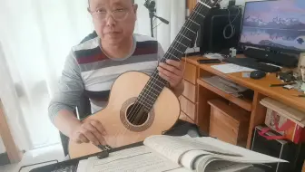 古典吉他单双音旋律练习曲：阿尔卑斯的回音（第一册第19页）
