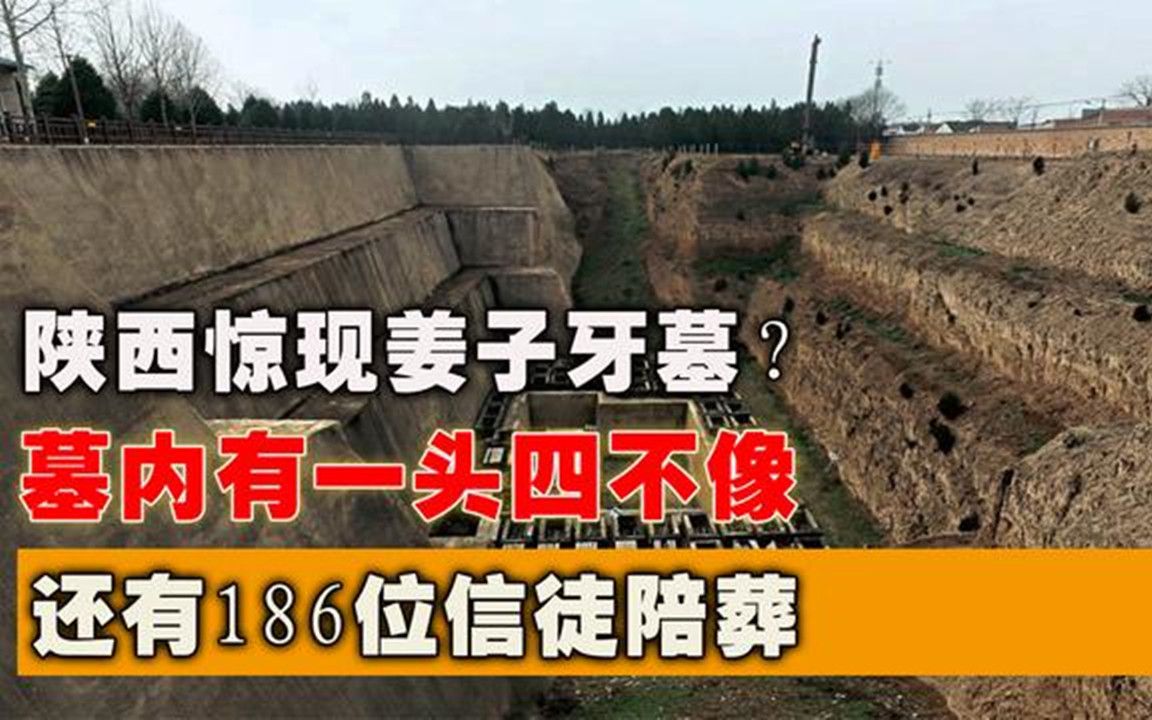 陕西发现姜子牙墓?墓内有一头四不像,还有186位信徒陪葬哔哩哔哩bilibili