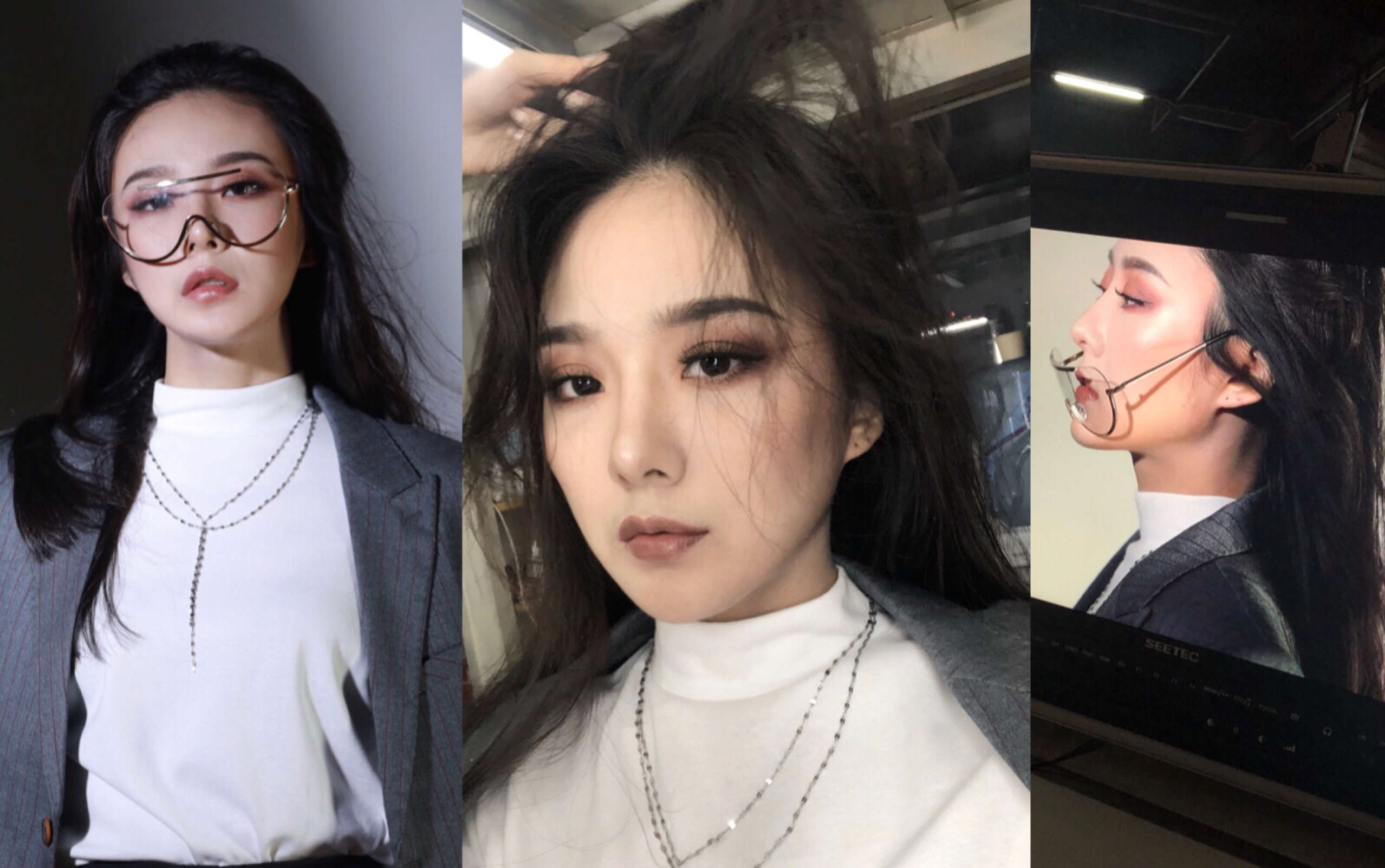 【吴禹】可日常可气场的初秋棕色系妆,耍起帅来攻气十足 随性起来