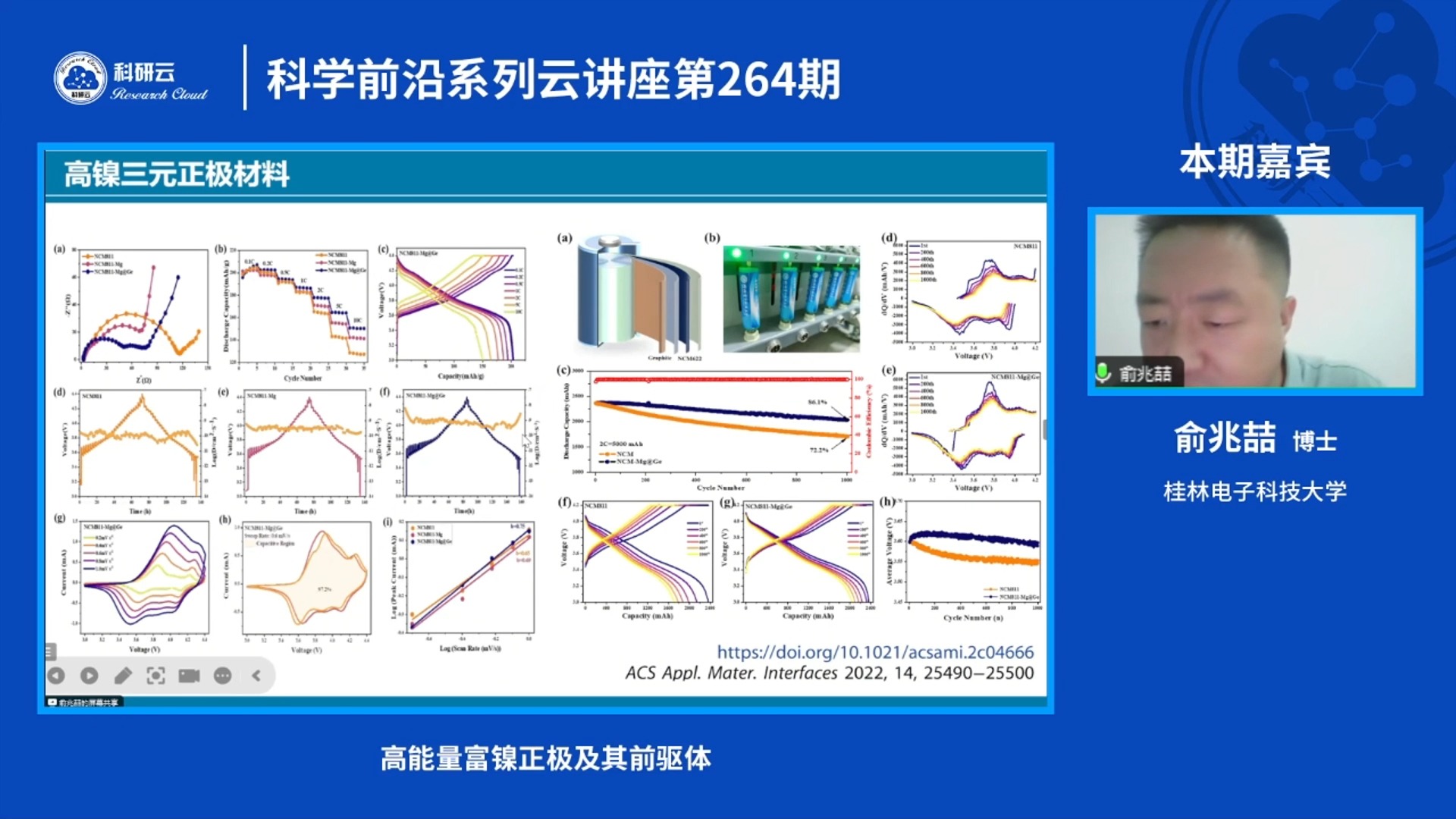 20240905桂林电子科技大学俞兆喆高能量富镍正极及其前驱体哔哩哔哩bilibili