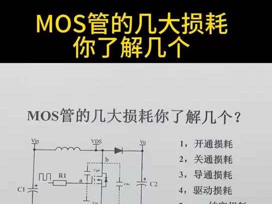 MOS管的几大损耗你了解几个?哔哩哔哩bilibili