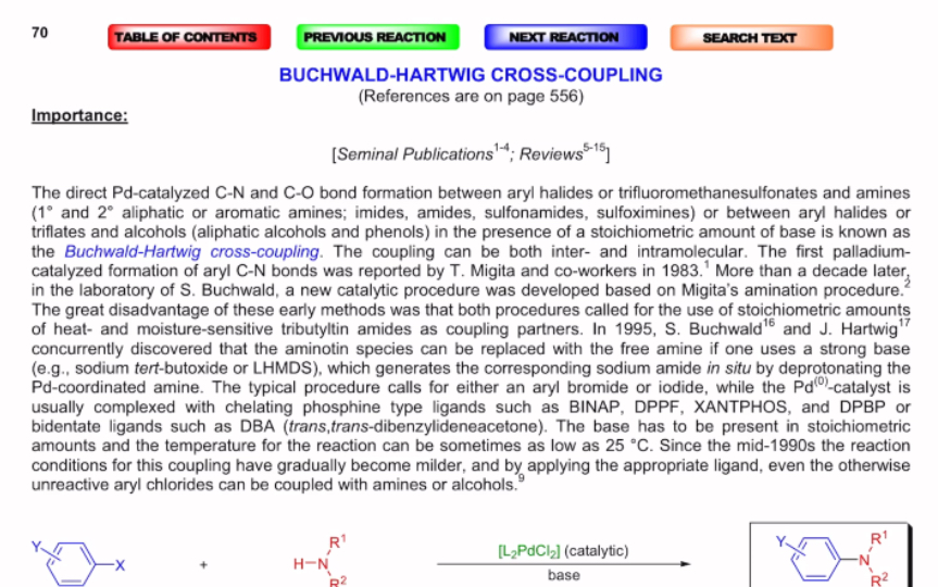有机人名反应BuchwaldHartwig cross coupling哔哩哔哩bilibili