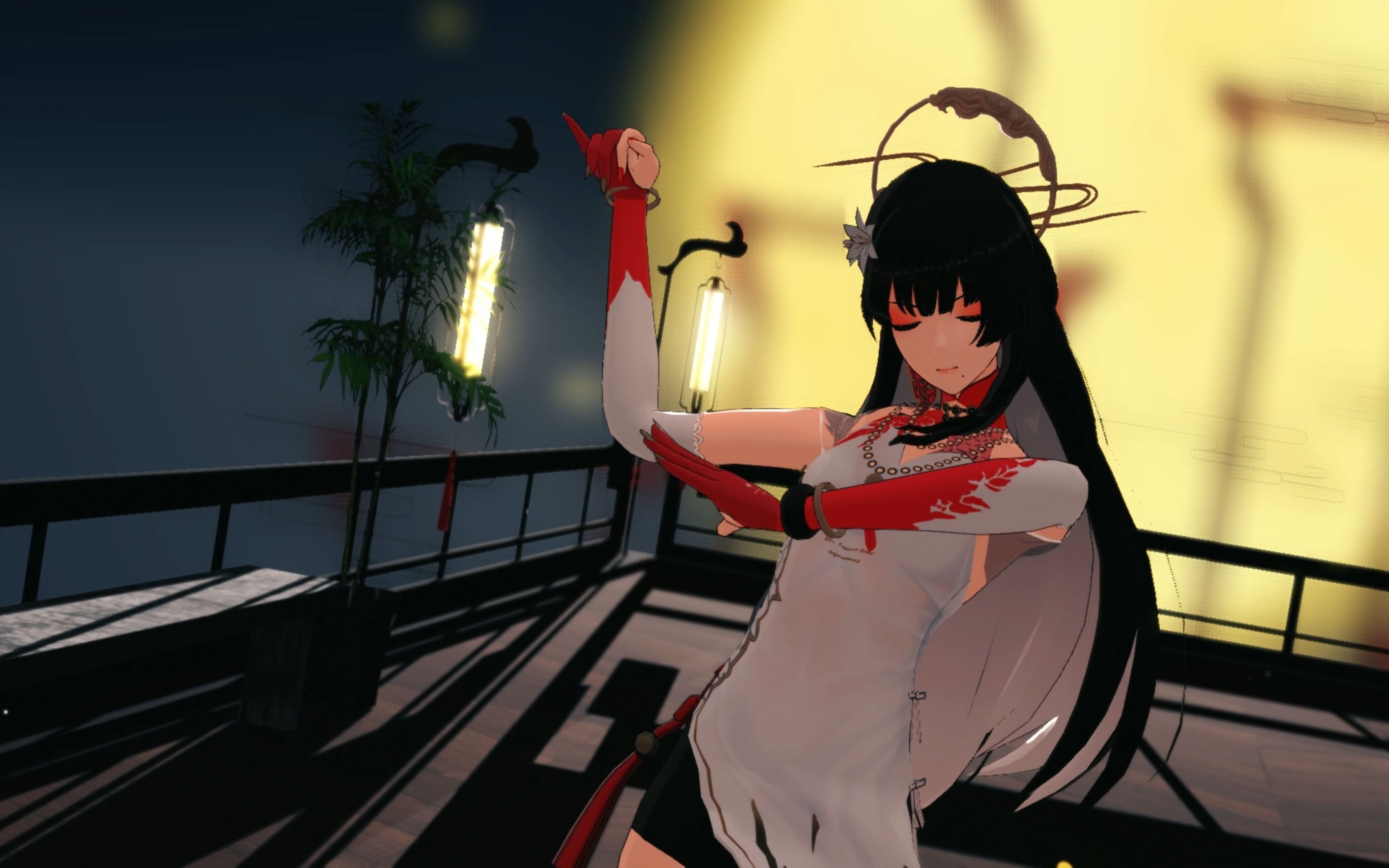 【战双mmd】曲姐姐邀你一同赏月之「弹指醉」