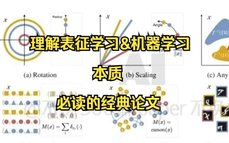 理解表征学习&机器学习 本质 必读的经典论文哔哩哔哩bilibili