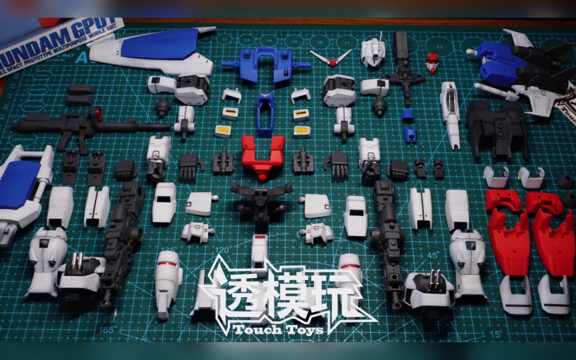 [图]【透模坊】万代90年代经典MG！高达喷涂、制作流程 MG GP01 RX78试作一号机 改造涂装 0083 透模玩 阿然透模玩 透模坊