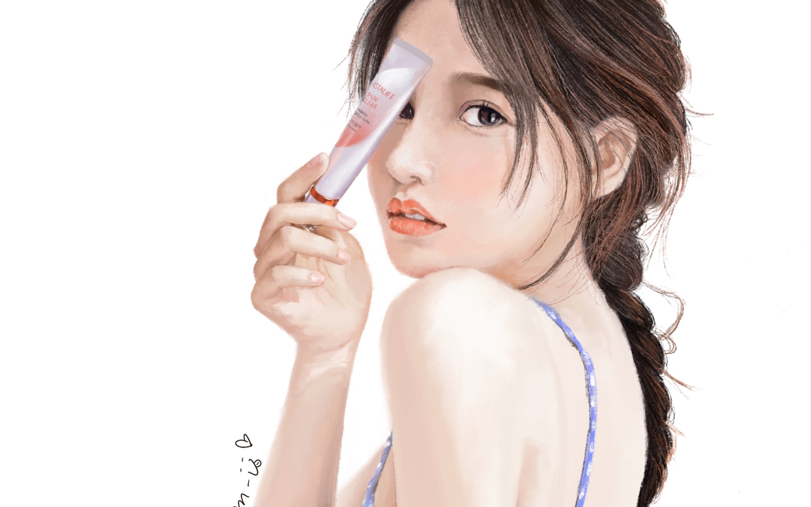 人物厚涂 赵梦玥uu ipad pro板绘 procreate 笔刷自带6b
