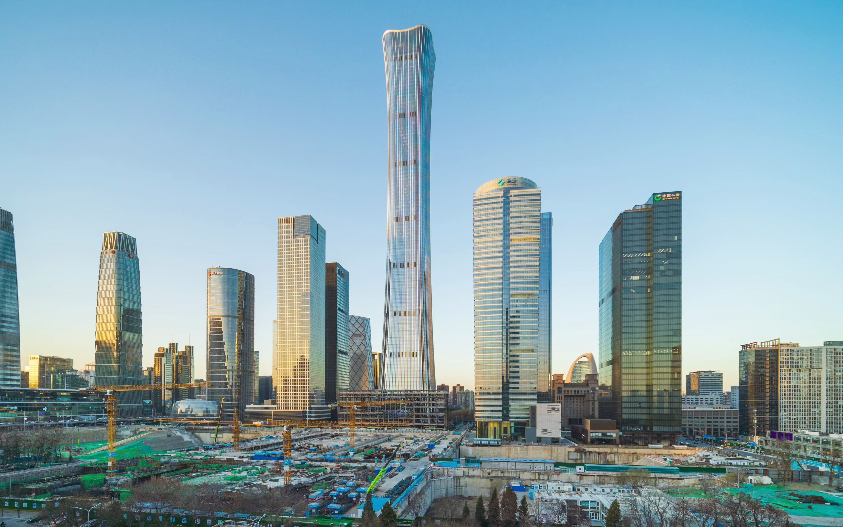 【延时摄影】北京国贸cbd日转夜_哔哩哔哩_bilibili