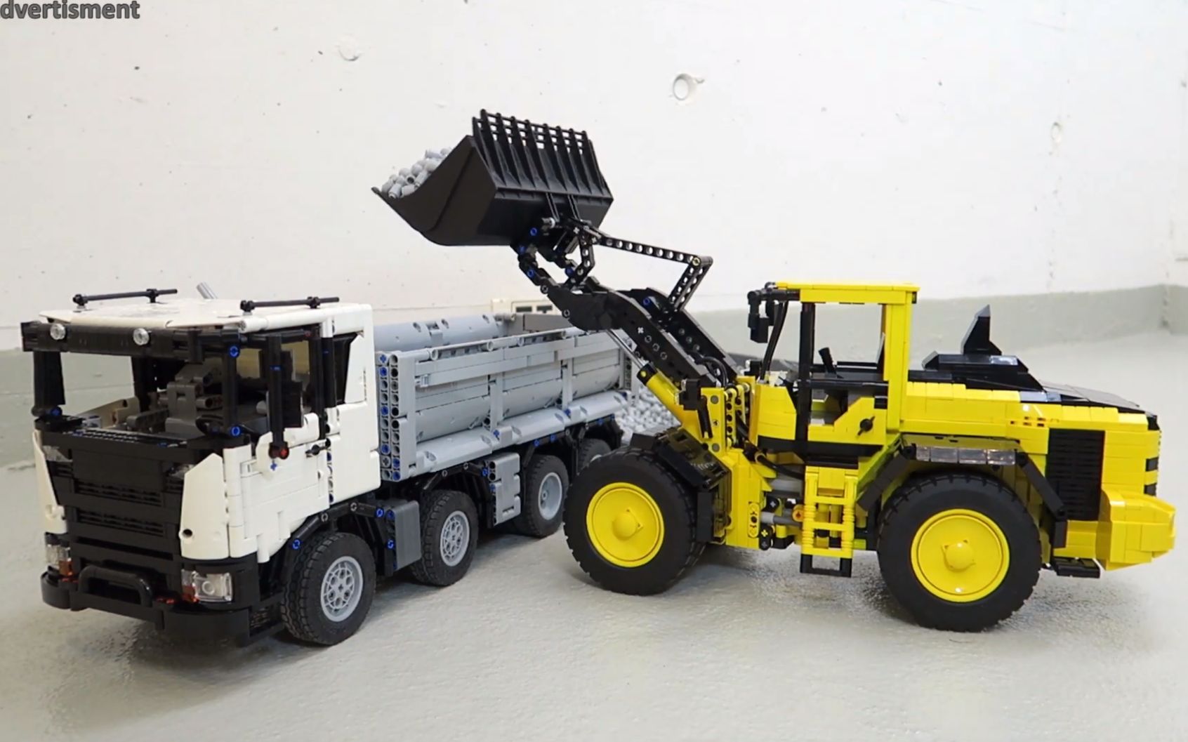 沃尔沃 轮式装载机 lego乐高 technic科技/机械 moc